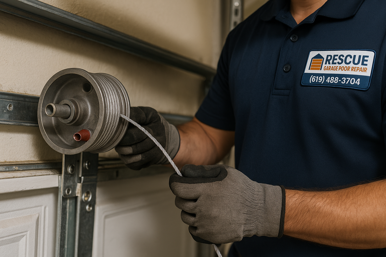 Garage Door Cable Repair in Ridgefield