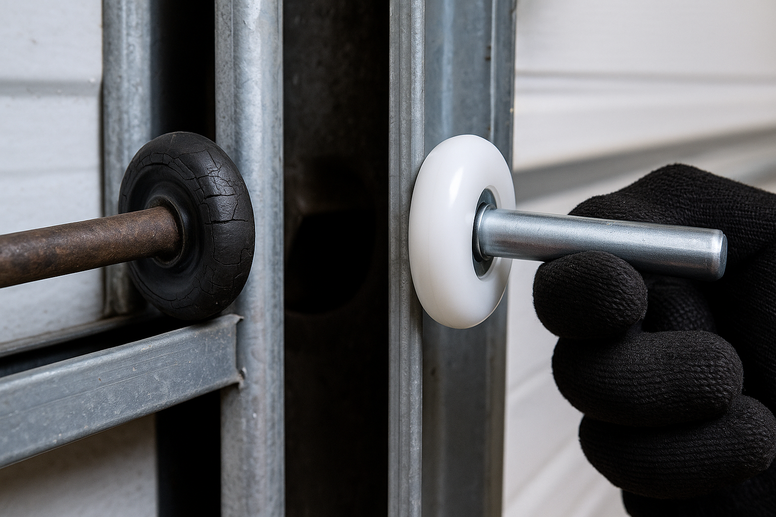 Garage Door Roller Replacement in Ridgefield