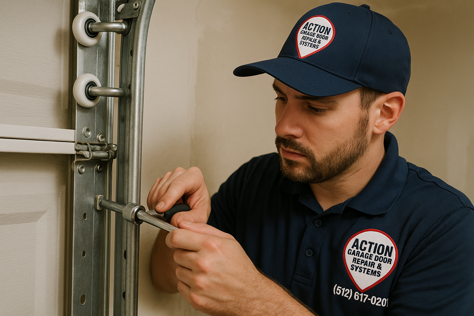 Garage Door Track Repair