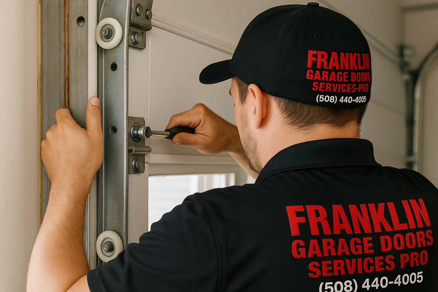 Garage Door Track Repair in Ridgefield